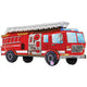 Red Firetruck 34″ Balloon