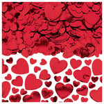 Red Metallic Hearts Confetti by Amscan from Instaballoons