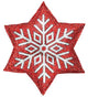 Red Snowflake (requires heat-sealing) 9″ Balloons (10 count)