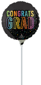 Satin Cosmic Future Grad (requires heat-sealing) 4″ Balloon