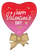 Satin Valentine's Day Better with Bows 31″ Foil Balloon by Anagram from Instaballoons