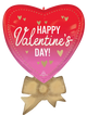 Satin Valentine's Day Better with Bows 31″ Balloon