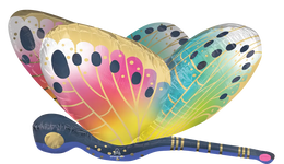 Satin Vibrant Flutters Dragonfly 31″ Foil Balloon by Anagram from Instaballoons