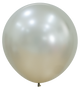 Silk Cream Pearl 24″ Latex Balloons (10 count)