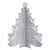 Silver 3D Glitter Tree Decoration by Amscan from Instaballoons