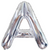 Silver Letter A 34″ Foil Balloon by Party America from Instaballoons