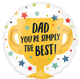 Simply the Best Dad 17″ Balloon