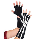 Skeleton Glow-In-The-Dark Fingerless Gloves by Amscan from Instaballoons