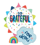 So Grateful for You 25″ Foil Balloon by Anagram from Instaballoons