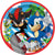 Sonic The Hedgehog Paper Plates 7″ by Unique from Instaballoons