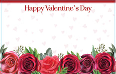 Enclosure Card - Red Roses Valentine's Day (50 count)