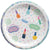 Spa Party Paper Plates 7″ by Amscan from Instaballoons