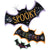 Spooky Halloween Bat Trio 42″ Foil Balloon by Betallic from Instaballoons