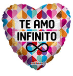 Te Amo Infinito 18″ Foil Balloon by Convergram from Instaballoons