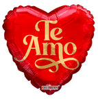 Te Amo Lettering 18″ Foil Balloon by Convergram from Instaballoons