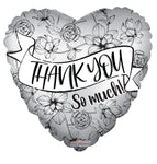 Thank You So Much 18″ Foil Balloon by Convergram from Instaballoons