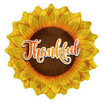 Thankful Sunflower (requires heat-sealing) 9″ Foil Balloons by Convergram from Instaballoons