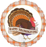 Thankful Turkey Thanksgiving 17″ Foil Balloon by Anagram from Instaballoons