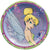 Tinkerbell Paper Prismatic Plates 9″ by Amscan from Instaballoons