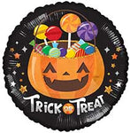 Treat or Treat Candies (requires heat-sealing) 9″ Foil Balloons by Convergram from Instaballoons