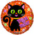 Trick or Treat Cat Halloween 18″ Foil Balloon by Convergram from Instaballoons