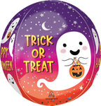 Trick or Treat Halloween Orbz 16″ Foil Balloon by Anagram from Instaballoons