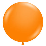 Crystal Tangerine 24″ Latex Balloons (25 count)