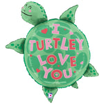 Turtley Love You 29″ Foil Balloon by Betallic from Instaballoons