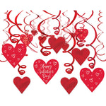 Valentine Mega Value Pack Swirls by Amscan                 from Instaballoons