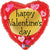 Valentine Pattern Hearts 18″ Foil Balloon by Betallic from Instaballoons