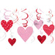 Valentine Swirls Foil and Paper Decorations