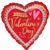 Valentine's Day Artistic Affection 28″ Foil Balloon by Anagram from Instaballoons