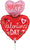 Valentine's Day Hearts (requires heat-sealing) 14″ Foil Balloon by Betallic from Instaballoons