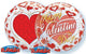 Valentine's Red Hearts Bubble 22″ Balloon