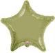 Vintage Dark Olive Star Gellibean 22″ Balloon