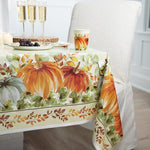 Watercolor Fall Pumpkin Table Cover by Unique from Instaballoons