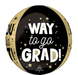 Way to Go Grad You Did It Orbz 16″ Foil Balloon by Anagram from Instaballoons