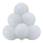 White 18″ Latex Balloons by GloMex from Instaballoons