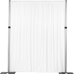 White Spandex Backdrop 5' x 12' Curtain by Naturalstar from Instaballoons