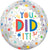 You Did It Orbz 16″ Foil Balloon by Anagram from Instaballoons