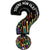 You're How Old? Question Mark 39″ Foil Balloon by Betallic from Instaballoons