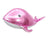 35in Pink Whale 35″ by Imported from Instaballoons