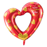 42in HVD Open Heart - Red 42″ by Imported from Instaballoons