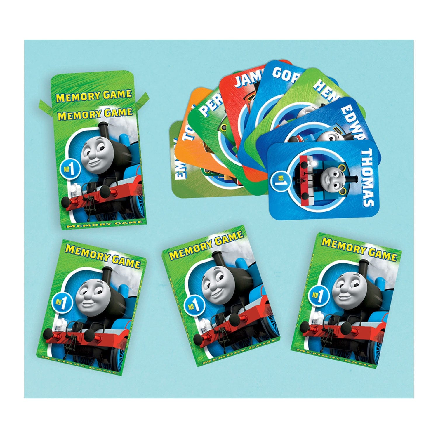 Thomas & Friends Memory Games (6 count) – instaballoons Wholesale