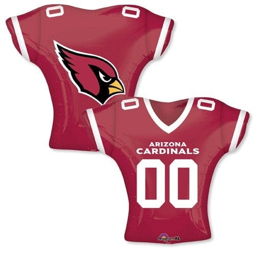 Anagram 58809 24 in. Arizona Cardinals Jersey Foil Balloon