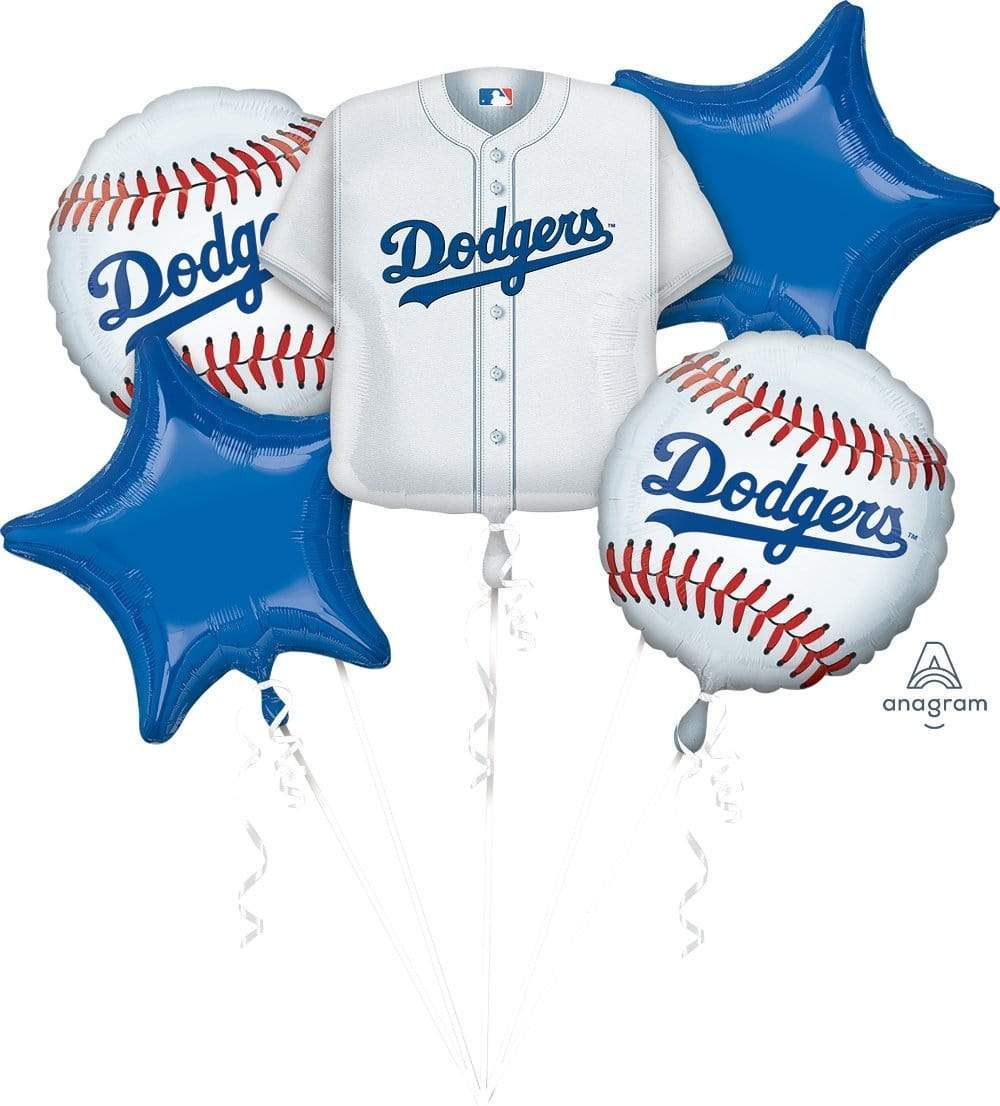  Anagram MLB Los Angeles Dodgers Baseball Jersey Foil Balloon,  24, Multicolored : Home & Kitchen