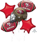 Los Angeles Angels Balloon Bouquet 5pc - Jersey
