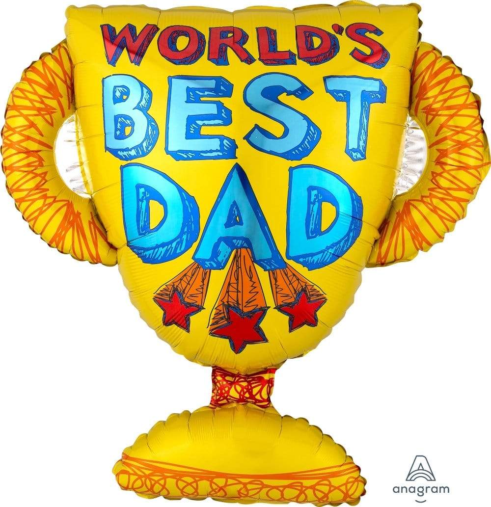 Happy Father's Day Baseball 18″ Balloon – Instaballoons