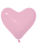 Betallic Latex Fashion Bubble Gum Pink Heart 6″ Latex Balloons (100 count)