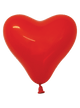 Fashion Red 6″ Heart Latex Balloons (100 count)